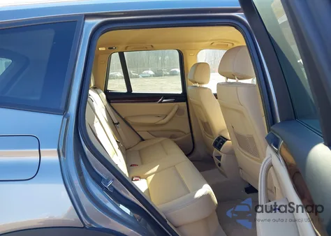 2016 BMW X3 xDrive28I из США, поврежденный, VIN 5UXWX9C57G0D64767